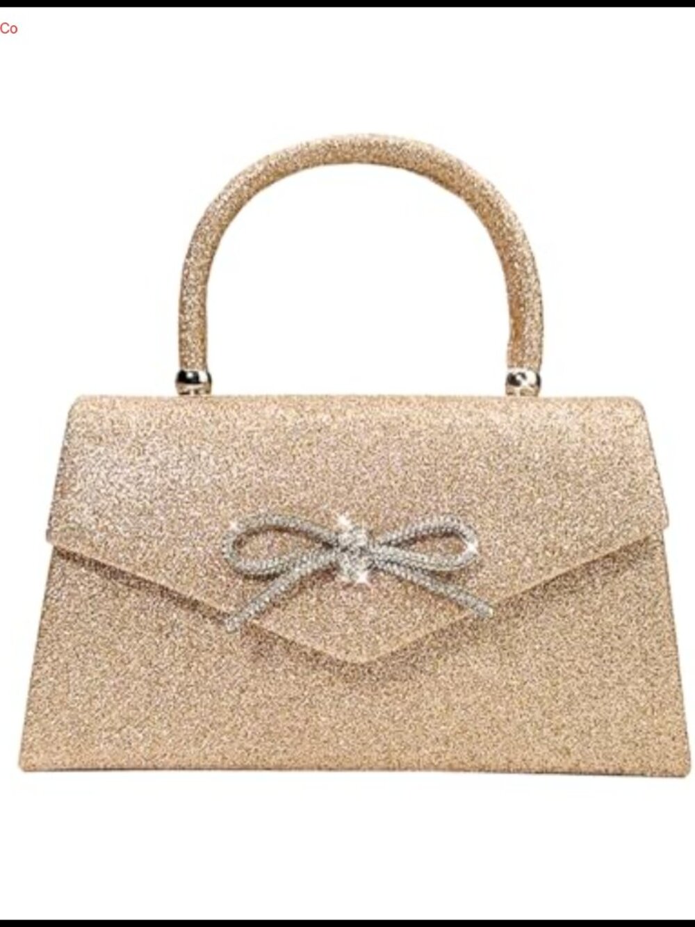 Rhinestone Bow Evening Clutch Sparkly Purse for Women Wedding Party
